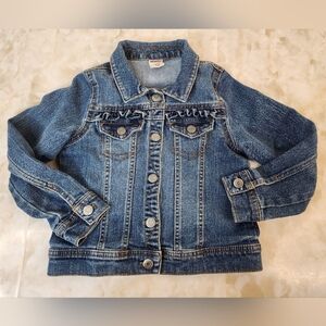 Girls 5 Arizona Jean Company Blue Kids Denim Jacket
